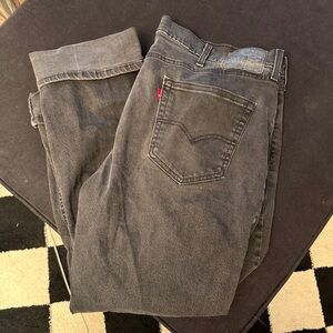 Levi's Men's Charcoal Black Relaxed Jeans 541